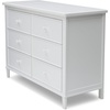 image:imageDelta Children Haven 6 Drawer Dresser with Interlocking Drawers  Greenguard Gold Certified WhiteWhite