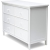 image:imageDelta Children Haven 6 Drawer Dresser with Interlocking Drawers  Greenguard Gold Certified WhiteWhite