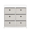 image:imageDelta Children Hayes Changing Table and Dresser for Bedroom with 6 Fabric Drawers Charcoal GreyFlaxBianca WhiteFlax Bins