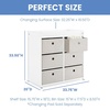image:imageDelta Children Hayes Changing Table and Dresser for Bedroom with 6 Fabric Drawers Charcoal GreyFlaxBianca WhiteFlax Bins