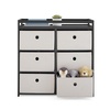 image:imageDelta Children Hayes Changing Table and Dresser for Bedroom with 6 Fabric Drawers Charcoal GreyFlaxCharcoal GreyFlax