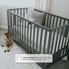 image:imageDelta Children Heartland 4in1 Convertible Crib  Greenguard Gold Certified Bianca WhiteAqua