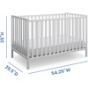 image:imageDelta Children Heartland 4in1 Convertible Crib  Greenguard Gold Certified Bianca WhiteBianca White