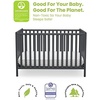 image:imageDelta Children Heartland 4in1 Convertible Crib  Greenguard Gold Certified Bianca WhiteCharcoal Grey