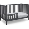 image:imageDelta Children Heartland 4in1 Convertible Crib  Greenguard Gold Certified Bianca WhiteCharcoal Grey