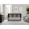 image:imageDelta Children Heartland 4in1 Convertible Crib  Greenguard Gold Certified Bianca WhiteDark Chocolate