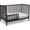 image:imageDelta Children Heartland 4in1 Convertible Crib  Greenguard Gold Certified Bianca WhiteDark Chocolate