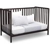 image:imageDelta Children Heartland 4in1 Convertible Crib  Greenguard Gold Certified Bianca WhiteDark Chocolate