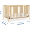image:imageDelta Children Heartland 4in1 Convertible Crib  Greenguard Gold Certified Bianca WhiteNatural