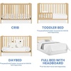 image:imageDelta Children Heartland 4in1 Convertible Crib  Greenguard Gold Certified Bianca WhiteNatural