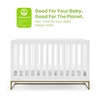 image:imageDelta Children Jade 4in1 Convertible Crib  Greenguard Gold Certified Bianca WhiteBronzeBianca WhiteBronze