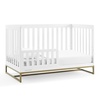 image:imageDelta Children Jade 4in1 Convertible Crib  Greenguard Gold Certified Bianca WhiteBronzeBianca WhiteBronze