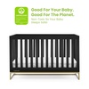 image:imageDelta Children Jade 4in1 Convertible Crib  Greenguard Gold Certified Bianca WhiteBronzeEbonyBronze