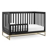 image:imageDelta Children Jade 4in1 Convertible Crib  Greenguard Gold Certified Bianca WhiteBronzeEbonyBronze