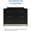 image:imageDelta Children Jade 6 Drawer Dresser with Interlock Drawer System Black EbonyMelted BronzeBlack EbonyMelted Bronze