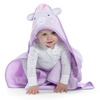image:imageDelta Children Kids Hooded Bath Towel with Pockets  Super Soft and Absorbent Great Gift for Boys and Girls Light Purple UnicornLight Purple Unicorn
