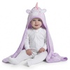 image:imageDelta Children Kids Hooded Bath Towel with Pockets  Super Soft and Absorbent Great Gift for Boys and Girls Light Purple UnicornLight Purple Unicorn