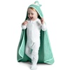 image:imageDelta Children Kids Hooded Bath Towel with Pockets  Super Soft and Absorbent Great Gift for Boys and Girls Light Purple UnicornLight Teal Owl
