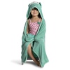 image:imageDelta Children Kids Hooded Bath Towel with Pockets  Super Soft and Absorbent Great Gift for Boys and Girls Light Purple UnicornLight Teal Owl