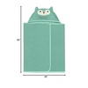 image:imageDelta Children Kids Hooded Bath Towel with Pockets  Super Soft and Absorbent Great Gift for Boys and Girls Light Purple UnicornLight Teal Owl