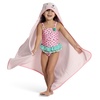 image:imageDelta Children Kids Hooded Bath Towel with Pockets  Super Soft and Absorbent Great Gift for Boys and Girls Light Purple UnicornPink Cat
