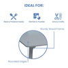 image:imageDelta Children Kids Table and Chair Set 4 Chairs Included GreyBlueGreyBlue
