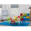 image:imageDelta Children Kids Table and Chair Set 4 Chairs Included GreyBlueNaturalPrimary Colors