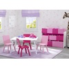 image:imageDelta Children Kids Table and Chair Set 4 Chairs Included GreyBlueWhitePink