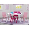 image:imageDelta Children Kids Table and Chair Set 4 Chairs Included GreyBlueWhitePink
