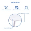 image:imageDelta Children Kids Table and Chair Set 4 Chairs Included GreyBlueWhitePink