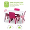 image:imageDelta Children Kids Table and Chair Set 4 Chairs Included GreyBlueWhitePink