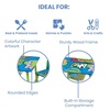 image:imageDelta Children Kids Table and Chair Set With Storage 2 Chairs Included  Ideal for Arts amp Crafts Snack Time Homeschooling Homework amp More Ninja Turtles