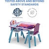 image:imageDelta Children Kids Table and Chair Set with Storage 2 Chairs Included  Ideal for Arts amp Crafts Snack Time Homeschooling Homework amp More Disney PrincessDisney Frozen II