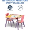 image:imageDelta Children Kids Table and Chair Set with Storage 2 Chairs Included  Ideal for Arts amp Crafts Snack Time Homeschooling Homework amp More Disney PrincessDisney Princess