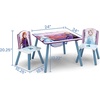 image:imageDelta Children Kids Table and Chair Set with Storage 2 Chairs Included  Ideal for Arts amp Crafts Snack Time Homeschooling Homework amp More Disney PrincessDisney Frozen II
