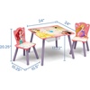 image:imageDelta Children Kids Table and Chair Set with Storage 2 Chairs Included  Ideal for Arts amp Crafts Snack Time Homeschooling Homework amp More Disney PrincessDisney Princess