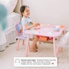 image:imageDelta Children Kids Table and Chair Set with Storage 2 Chairs Included  Ideal for Arts amp Crafts Snack Time Homeschooling Homework amp More Peppa PigPeppa Pig Unicorn
