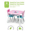 image:imageDelta Children Kids Table and Chair Set with Storage 2 Chairs Included  Ideal for Arts amp Crafts Snack Time Homeschooling Homework amp More Peppa PigTrolls World Tour