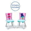 image:imageDelta Children Kids Table and Chair Set with Storage 2 Chairs Included  Ideal for Arts amp Crafts Snack Time Homeschooling Homework amp More Peppa PigTrolls World Tour
