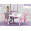 image:imageDelta Children Kids Table and Chair Set with Storage Basket  Toddler Activity Desk for Arts Crafts amp Play Snacks amp Learning  2 Chairs Included Sturdy Wood GREENGUARD Gold Certified Ages 36WhitePink