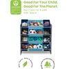 image:imageDelta Children Kids Toy Storage Organizer with 12 Plastic Bins  Greenguard Gold Certified NaturalPrimaryGreyBlue