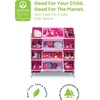 image:imageDelta Children Kids Toy Storage Organizer with 12 Plastic Bins  Greenguard Gold Certified NaturalPrimaryWhitePink