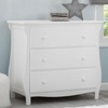 image:imageDelta Children Lancaster 3 Drawer Dresser with Changing Top and Interlocking Drawers  Greenguard Gold Certified Bianca WhiteBianca White