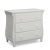 image:imageDelta Children Lancaster 3 Drawer Dresser with Changing Top and Interlocking Drawers  Greenguard Gold Certified Bianca WhiteBianca White