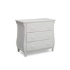 image:imageDelta Children Lancaster 3 Drawer Dresser with Changing Top and Interlocking Drawers  Greenguard Gold Certified Bianca WhiteBianca White