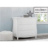 image:imageDelta Children Lancaster 3 Drawer Dresser with Changing Top and Interlocking Drawers  Greenguard Gold Certified Bianca WhiteBianca White
