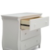 image:imageDelta Children Lancaster 3 Drawer Dresser with Changing Top and Interlocking Drawers  Greenguard Gold Certified Bianca WhiteBianca White