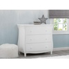 image:imageDelta Children Lancaster 3 Drawer Dresser with Changing Top and Interlocking Drawers  Greenguard Gold Certified Bianca WhiteBianca White