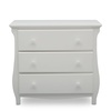 image:imageDelta Children Lancaster 3 Drawer Dresser with Changing Top and Interlocking Drawers  Greenguard Gold Certified Bianca WhiteBianca White