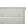 image:imageDelta Children Lancaster 3 Drawer Dresser with Changing Top and Interlocking Drawers  Greenguard Gold Certified Bianca WhiteBianca White